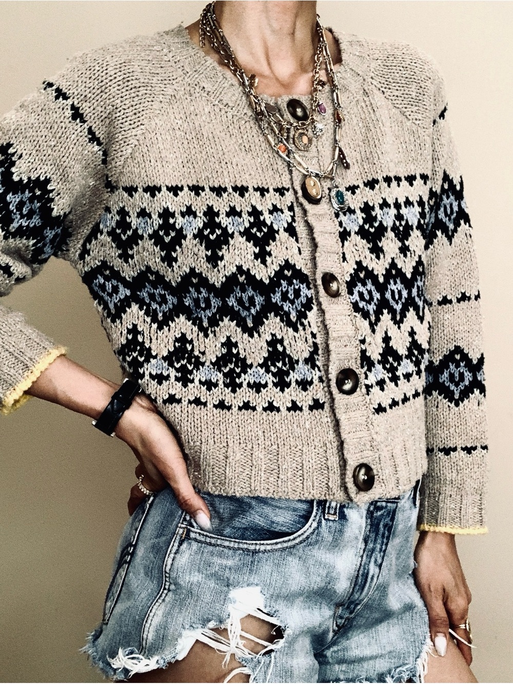 $198 Brand New Magaschoni cardigan size M - Picture 4 of 8